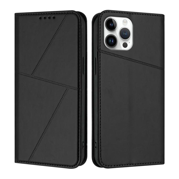 Strong Magnetic Frosted Flip Leather Phone Case