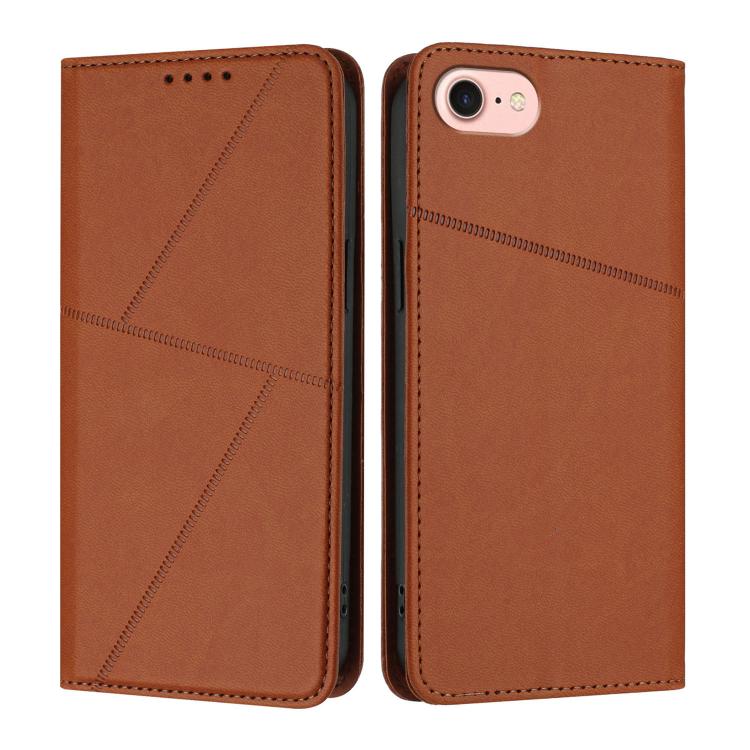 Strong Magnetic Frosted Flip Leather Phone Case