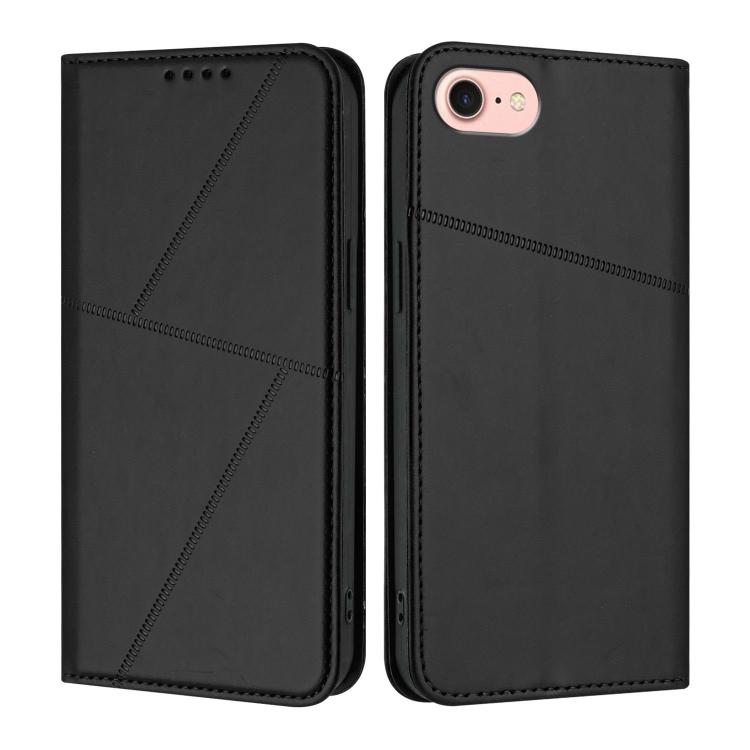 Strong Magnetic Frosted Flip Leather Phone Case