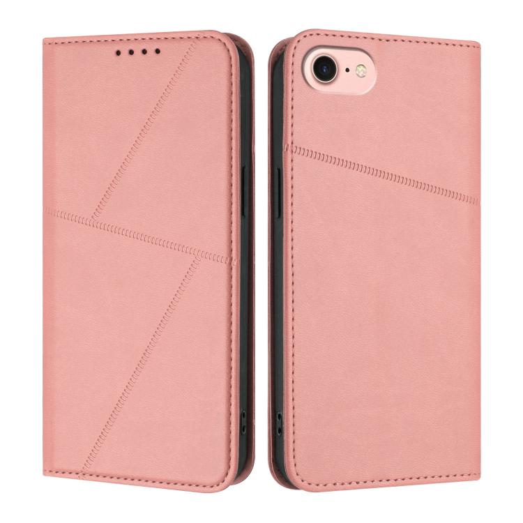 Strong Magnetic Frosted Flip Leather Phone Case