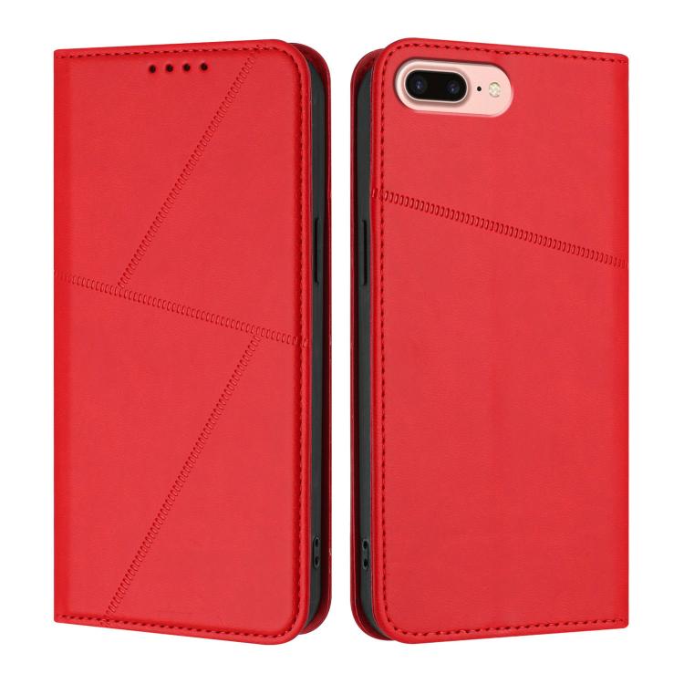 Strong Magnetic Frosted Flip Leather Phone Case