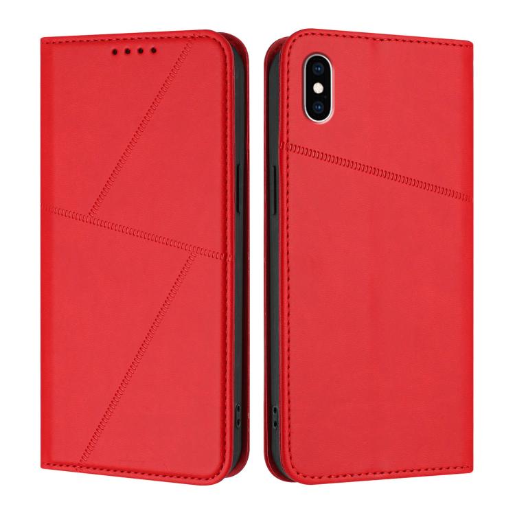 Strong Magnetic Frosted Flip Leather Phone Case