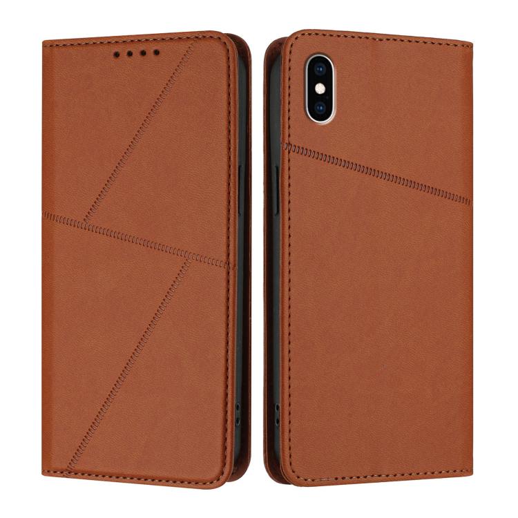 Strong Magnetic Frosted Flip Leather Phone Case