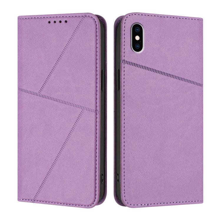 Strong Magnetic Frosted Flip Leather Phone Case
