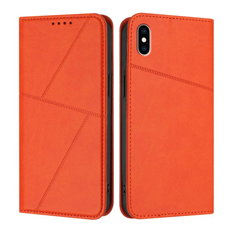Strong Magnetic Frosted Flip Leather Phone Case