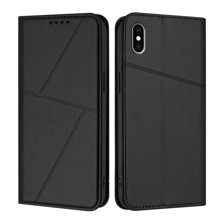 Strong Magnetic Frosted Flip Leather Phone Case