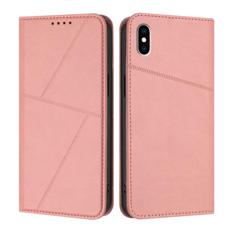 Strong Magnetic Frosted Flip Leather Phone Case