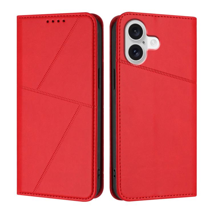 Strong Magnetic Frosted Flip Leather Phone Case