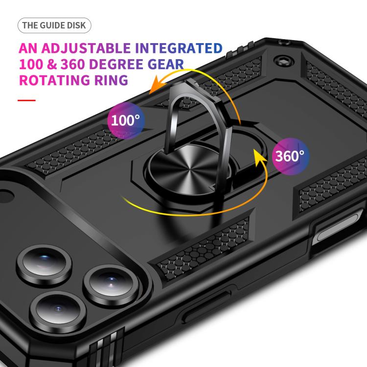 Shockproof TPU Hybrid PC Phone Case with Holder