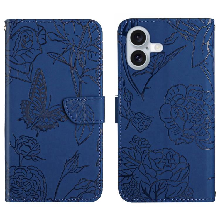 Skin Feel Butterfly Embossed Flip Leather Phone Case