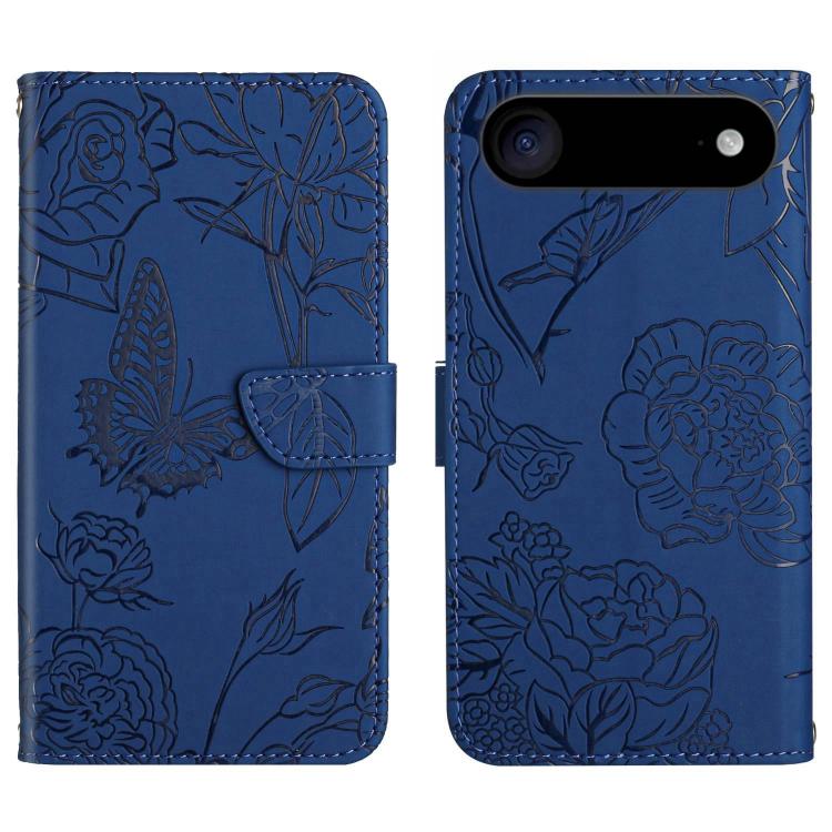 Skin Feel Butterfly Embossed Flip Leather Phone Case