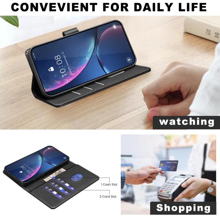 Litchi Texture RFID Anti-theft Leather Phone Case