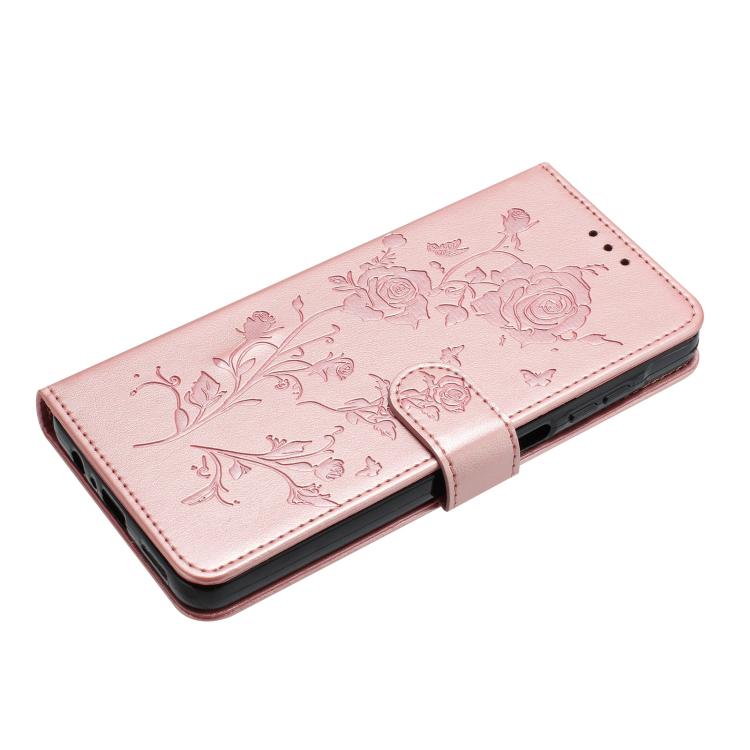 Rose Flower Embossing Pattern Leather Phone Case, For iPhone 17, For iPhone 17 Air