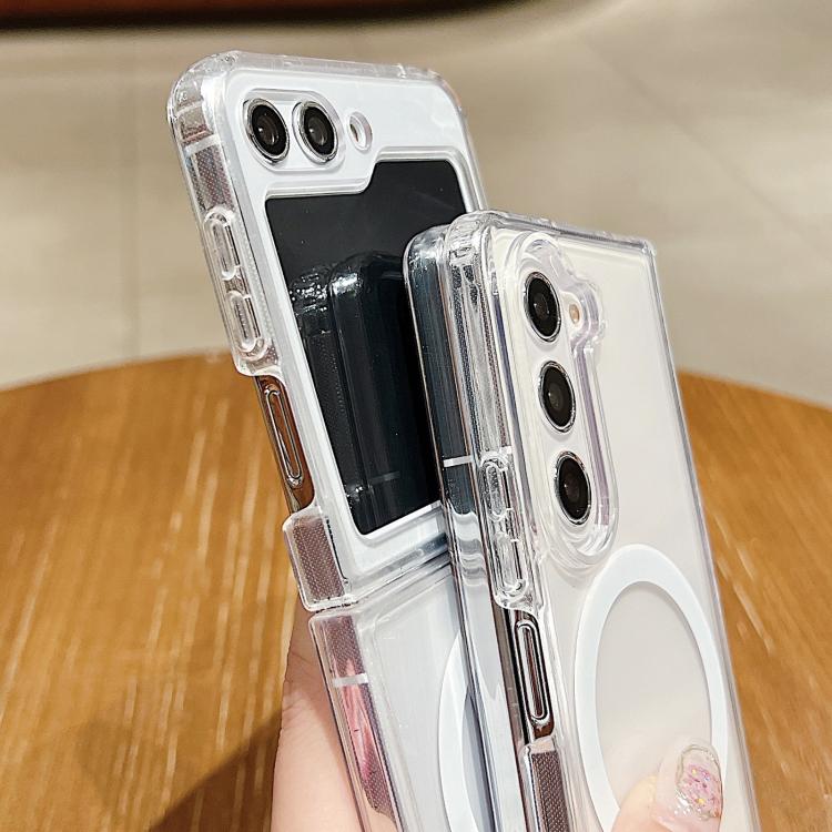 Large Hole Camera MagSafe Magnetic Clear Acrylic TPU Case