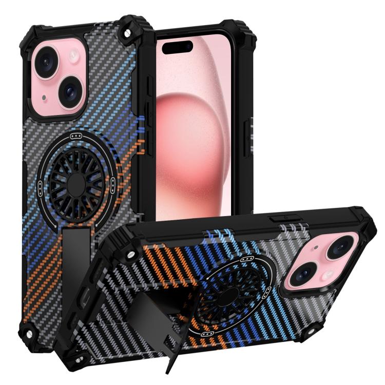 Camouflage Kickstand Rotating Shaft MagSafe Phone Case