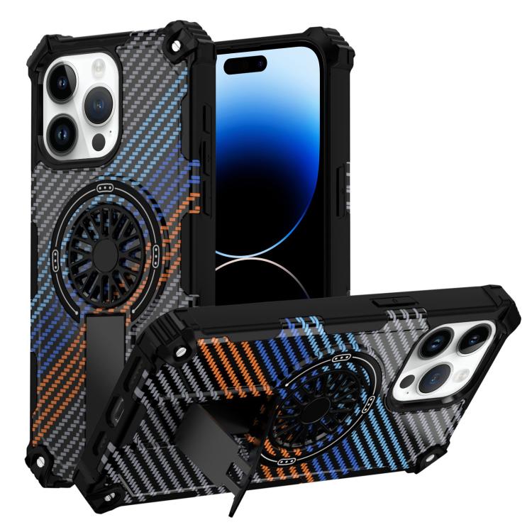 Camouflage Kickstand Rotating Shaft MagSafe Phone Case