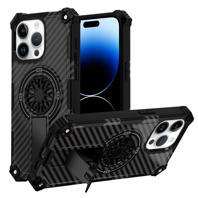 Camouflage Kickstand Rotating Shaft MagSafe Phone Case