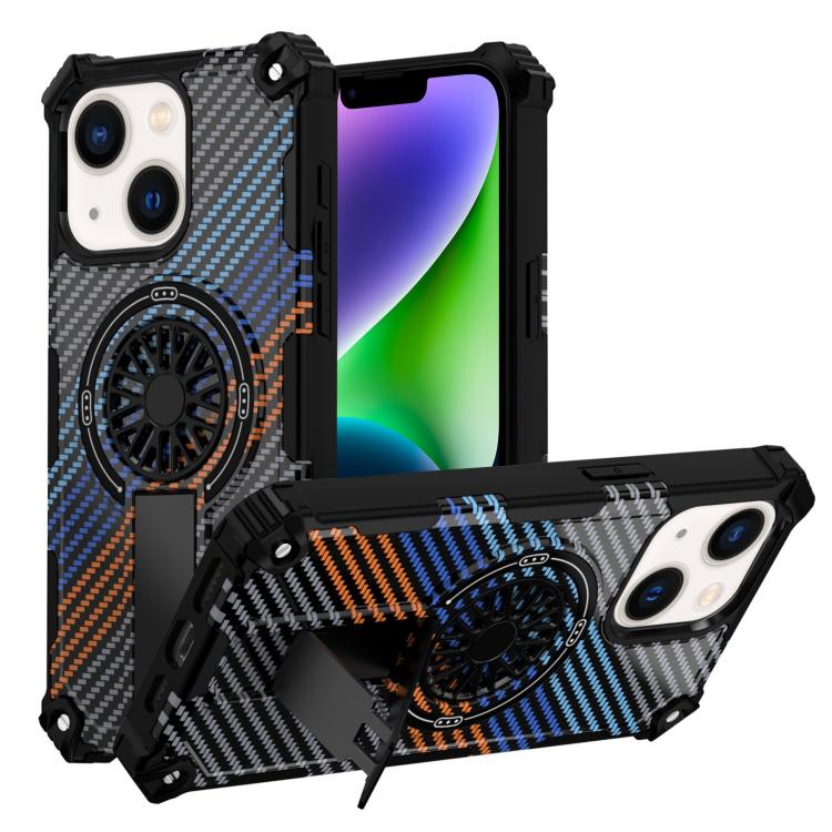 Camouflage Kickstand Rotating Shaft MagSafe Phone Case