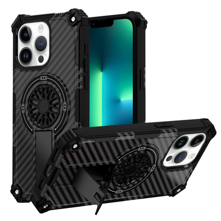 Camouflage Kickstand Rotating Shaft MagSafe Phone Case