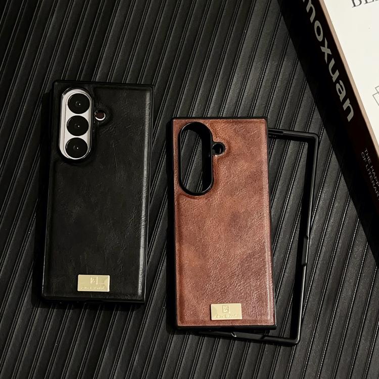 Crazy Horse Texture PU Phone Case