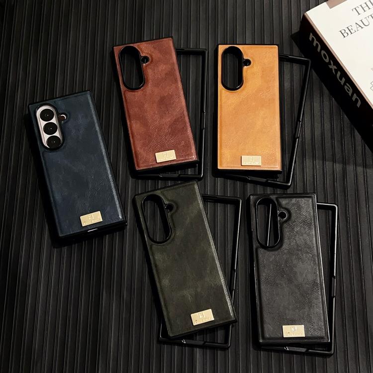 Crazy Horse Texture PU Phone Case