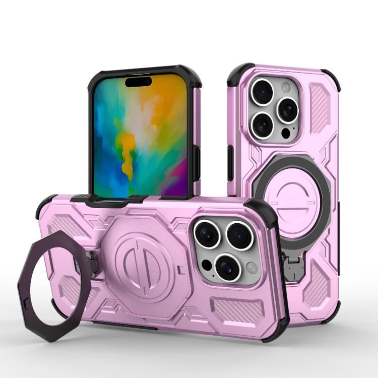 J-20 Solid Color MagSafe Magnetic TPU+PC Phone Case, For iPhone 16e, For iPhone 16 Pro Max, For iPhone 16 Pro, For iPhone 15 Pro Max