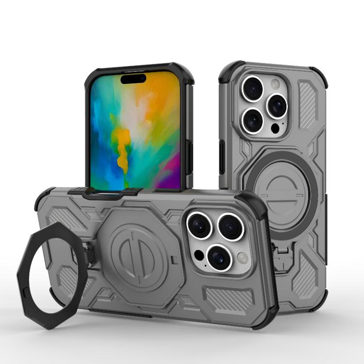 J-20 Solid Color MagSafe Magnetic TPU+PC Phone Case, For iPhone 16e, For iPhone 16 Pro Max, For iPhone 16 Pro, For iPhone 15 Pro Max