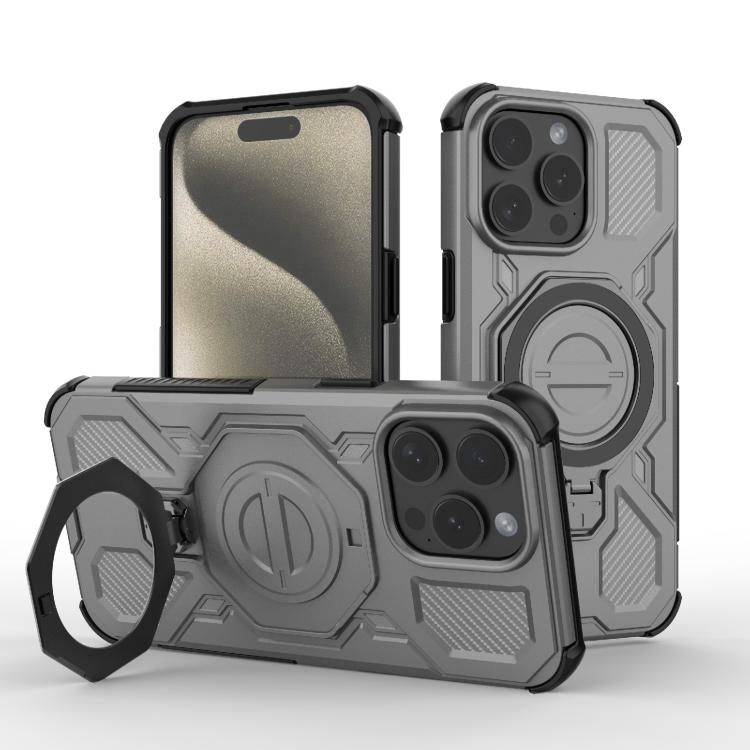 J-20 Solid Color MagSafe Magnetic TPU+PC Phone Case, For iPhone 16e, For iPhone 16 Pro Max, For iPhone 16 Pro, For iPhone 15 Pro Max