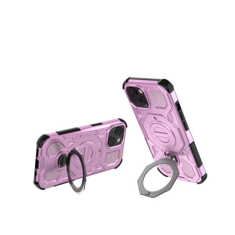 J-20 Solid Color MagSafe Magnetic TPU+PC Phone Case, For iPhone 15