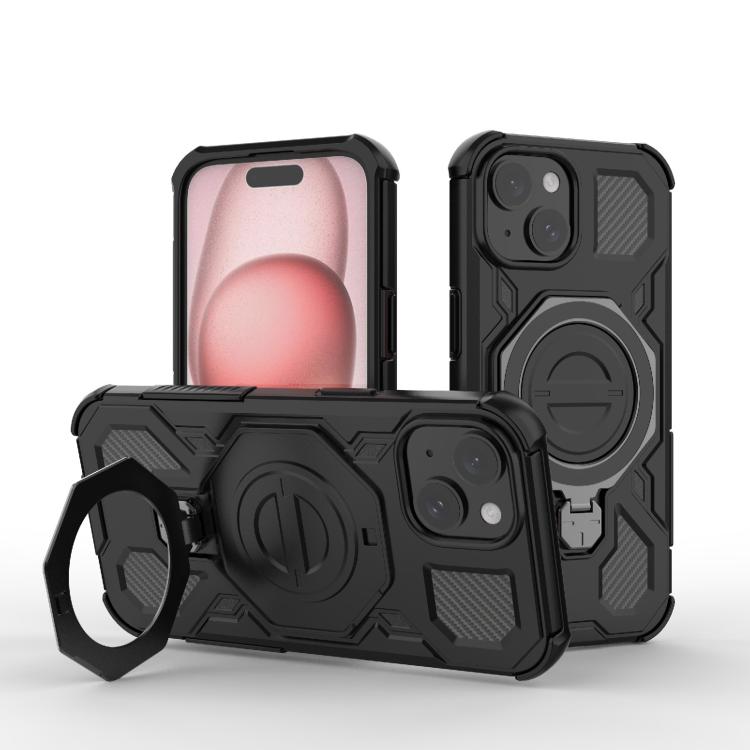 J-20 Solid Color MagSafe Magnetic TPU+PC Phone Case, For iPhone 15