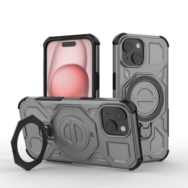 J-20 Solid Color MagSafe Magnetic TPU+PC Phone Case, For iPhone 15