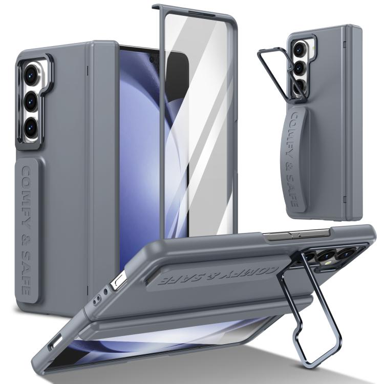 Film Integrated Lens Frame Bracket Phone Case with Wristband