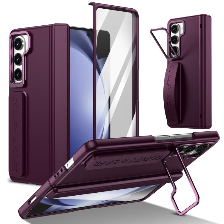 Film Integrated Lens Frame Bracket Phone Case with Wristband