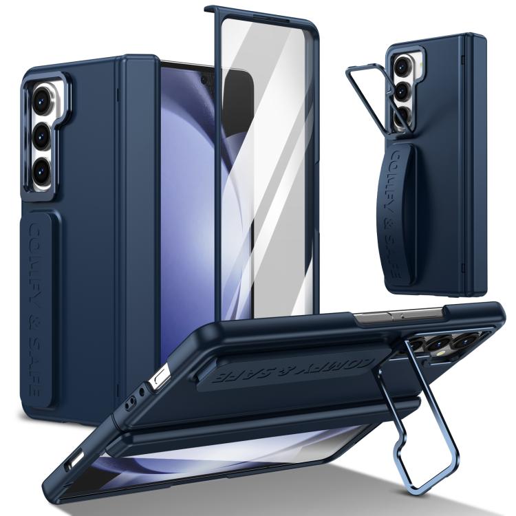 Film Integrated Lens Frame Bracket Phone Case with Wristband