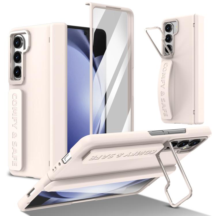 Film Integrated Lens Frame Bracket Phone Case with Wristband