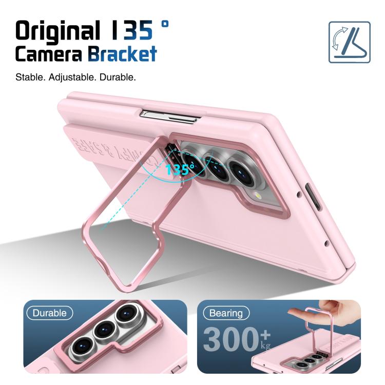 Film Integrated Lens Frame Bracket Phone Case with Wristband