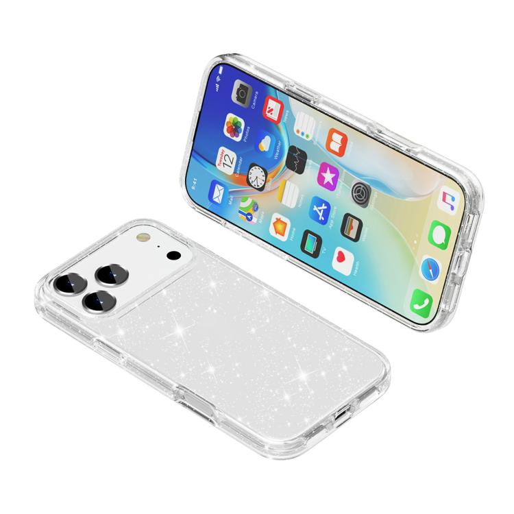 Shockproof Terminator Glitter Powder Phone Case, For iPhone 17 Pro Max, For iPhone 17 Pro, For iPhone 17