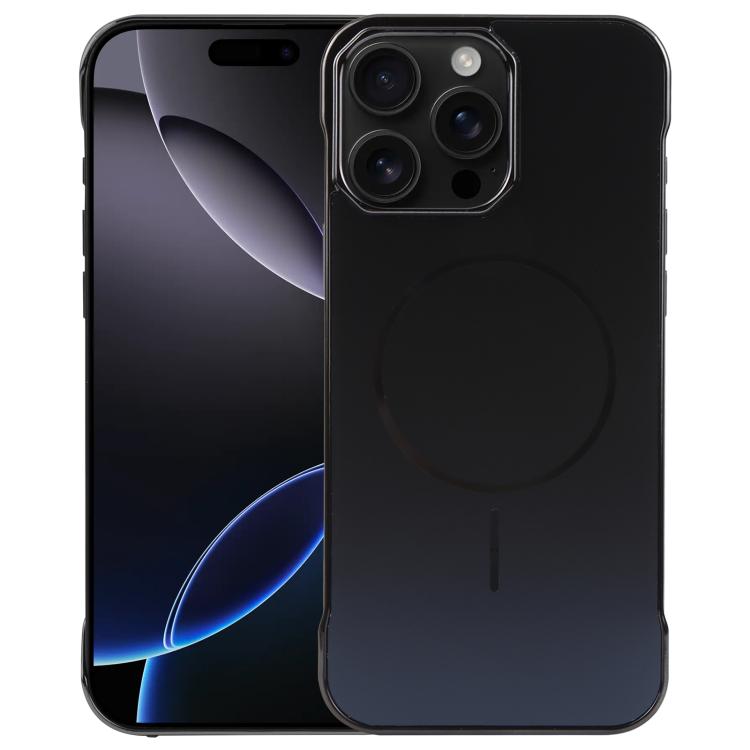 Electroplating Frameless Frosted Anti-Glare PC MagSafe Phone Case, For iPhone 16 Pro, For iPhone 16 Plus, For iPhone 16, For iPhone 15 Pro Max, For iPhone 15 Pro, For iPhone 15 Plus / 14 Plus