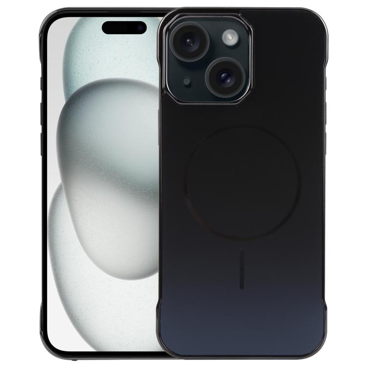 Electroplating Frameless Frosted Anti-Glare PC MagSafe Phone Case, For iPhone 16 Pro, For iPhone 16 Plus, For iPhone 16, For iPhone 15 Pro Max, For iPhone 15 Pro, For iPhone 15 Plus / 14 Plus