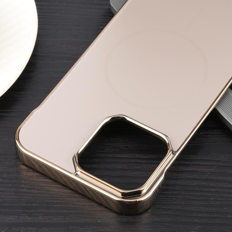 Electroplating Frameless Frosted Anti-Glare PC MagSafe Phone Case, For iPhone 12 / 12 Pro