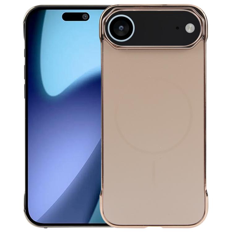 Electroplating Frameless Frosted Anti-Glare PC MagSafe Phone Case, For iPhone 17 Pro Max, For iPhone 17 Pro, For iPhone 17, For iPhone 17 Air, For iPhone 16e, For iPhone 16 Pro Max