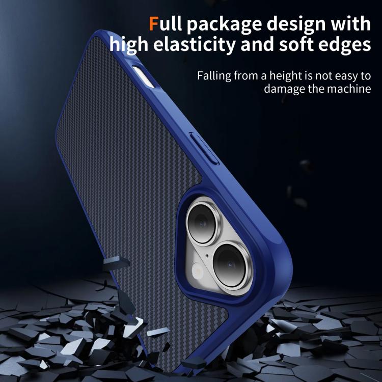 Carbon Fiber Texture Skin-feel Acrylic TPU Phone Case, For iPhone 16, For iPhone 15 Pro Max, For iPhone 15 Pro, For iPhone 15 Plus, For iPhone 15, For iPhone 14 Pro