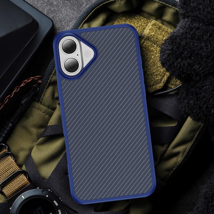 Carbon Fiber Texture Skin-feel Acrylic TPU Phone Case, For iPhone 16, For iPhone 15 Pro Max, For iPhone 15 Pro, For iPhone 15 Plus, For iPhone 15, For iPhone 14 Pro