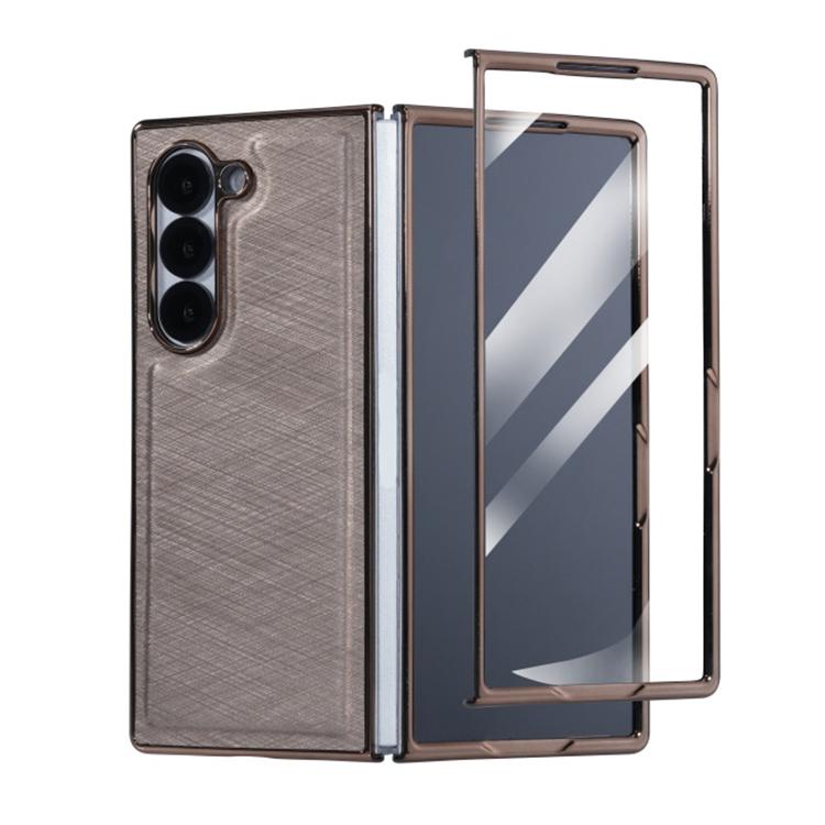 Bamboo Fiber Texture + Flannel Phone Case with Tempered Film