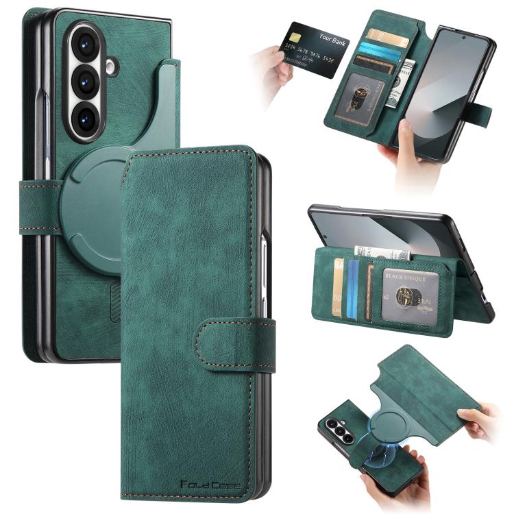 CaseNeo MagSafe RFID Anti-theft Retro Leather Phone Case