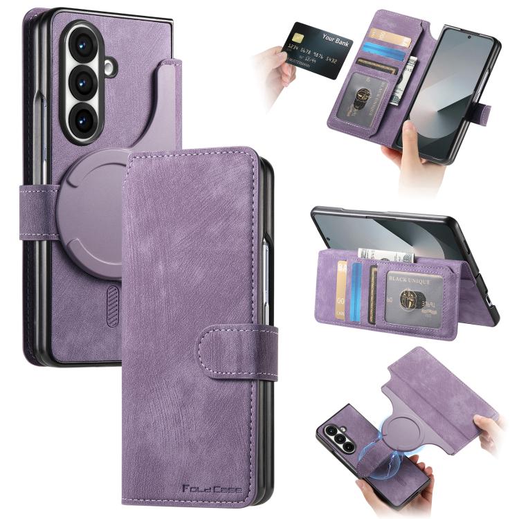 CaseNeo MagSafe RFID Anti-theft Retro Leather Phone Case