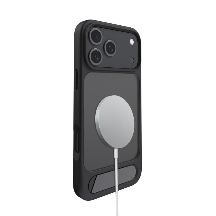 Kalebol MagSafe Invisible Tilt Holder PC Hybrid TPU Case, For iPhone 17 Pro Max, For iPhone 17 Pro, For iPhone 17, For iPhone 17 Air, For iPhone 16 Pro Max, For iPhone 16 Pro