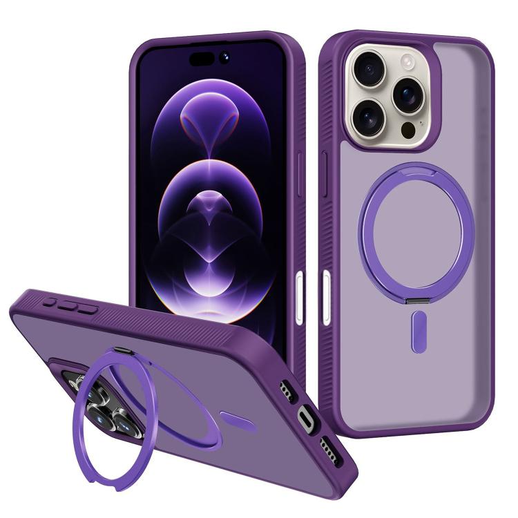 Kalebol Rotating Holder MagSafe PC Hybrid TPU Phone Case