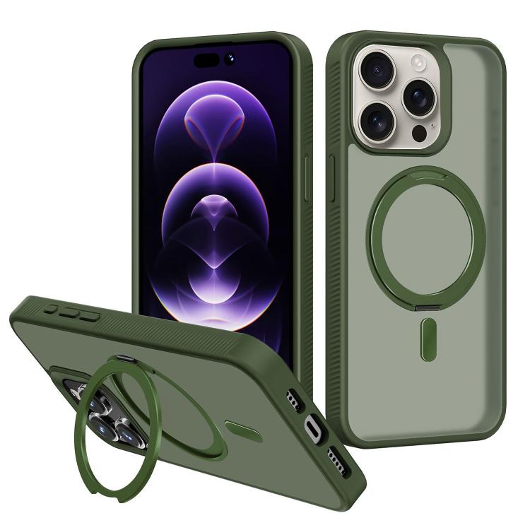 Kalebol Rotating Holder MagSafe PC Hybrid TPU Phone Case