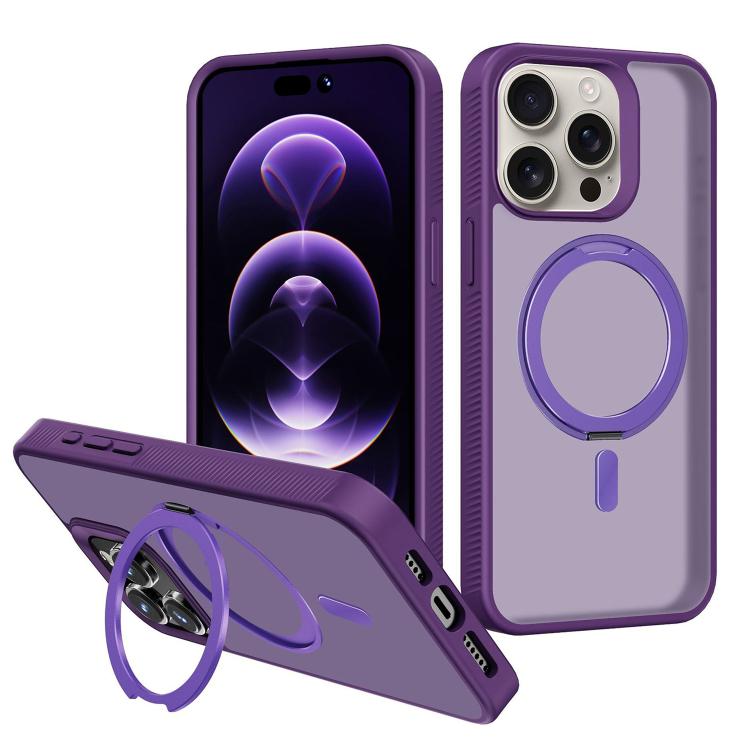 Kalebol Rotating Holder MagSafe PC Hybrid TPU Phone Case
